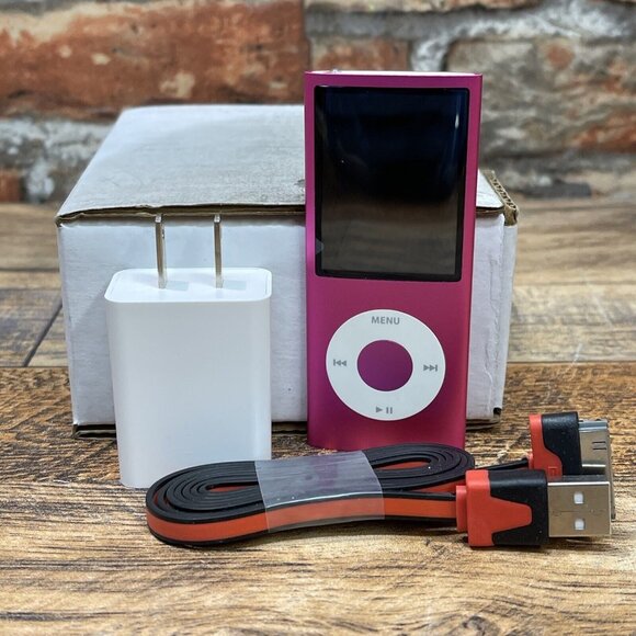 Apple Other - Apple iPod nano 4th Generation Purple 8GB Model:A1285 W/ Bundle Cable & Adapter